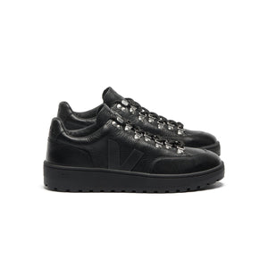 Atlas Grained Oiled Leather Full Black batai - ADV Store