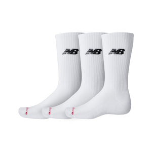 New Balance Everyday Crew Socks White 3 Pack - ADV Store