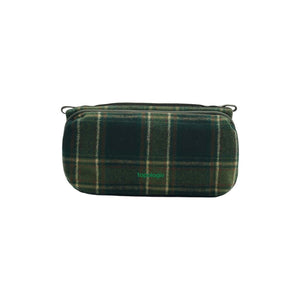 Topologie Bag Bottle Sacoche Medium Green Check Wool - ADV Store
