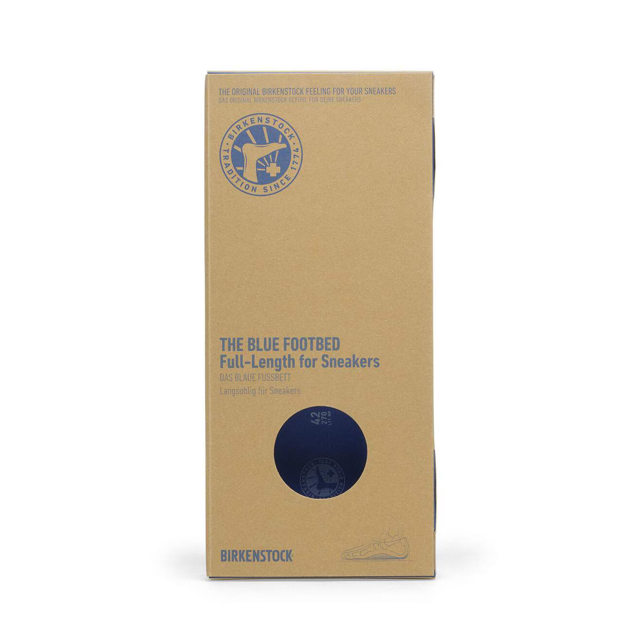 Birkenstock Blue Footbed for Sneakers