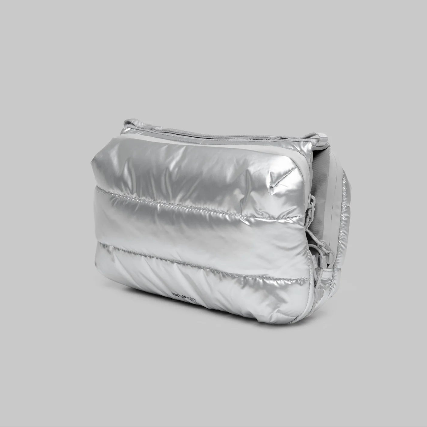 Topologie Bag Bottle Sacoche Large Chrome Space Coated