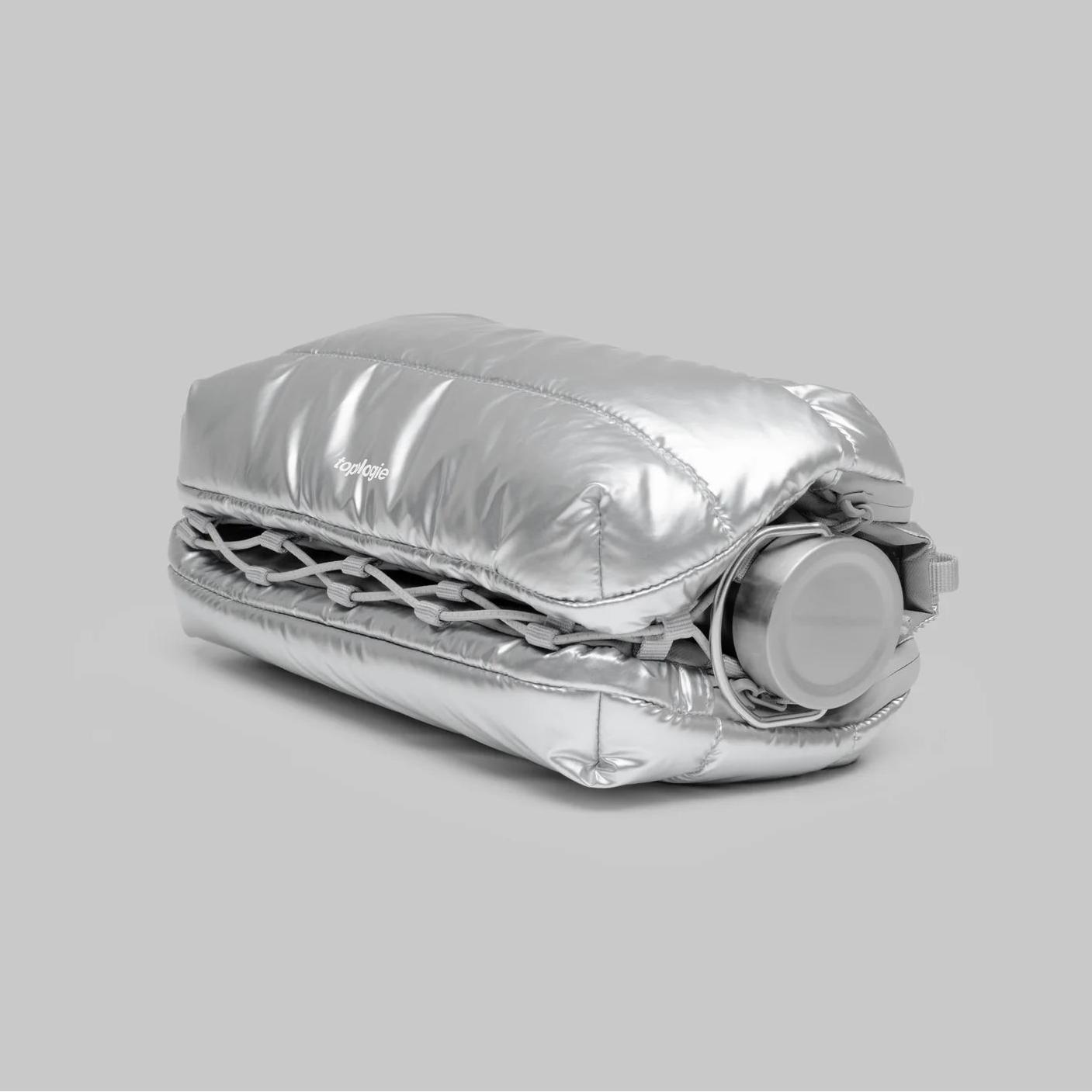 Topologie Bag Bottle Sacoche Large Chrome Space Coated