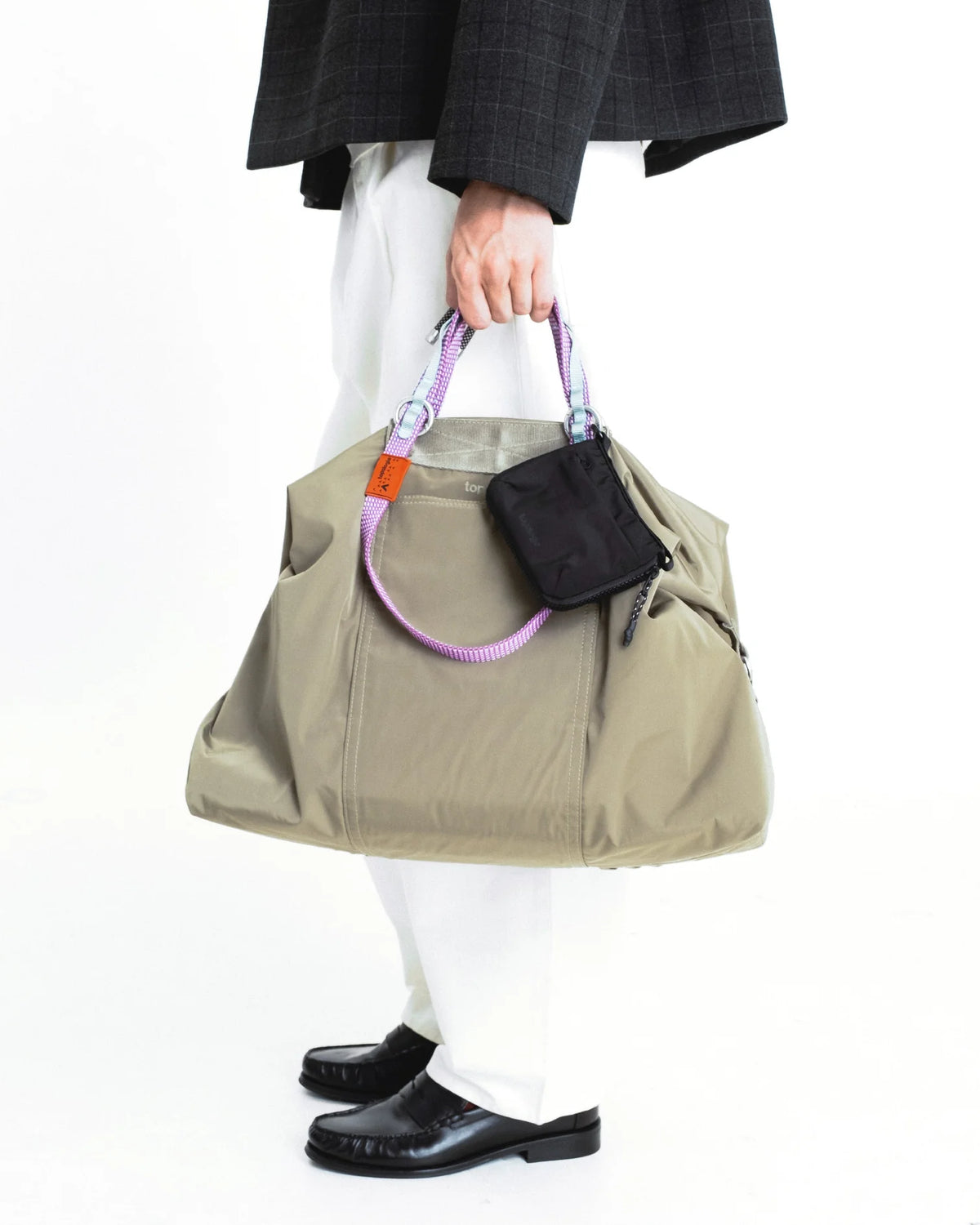 Topologie Bag Explorer Tote - Weekender Black Tech Sateen