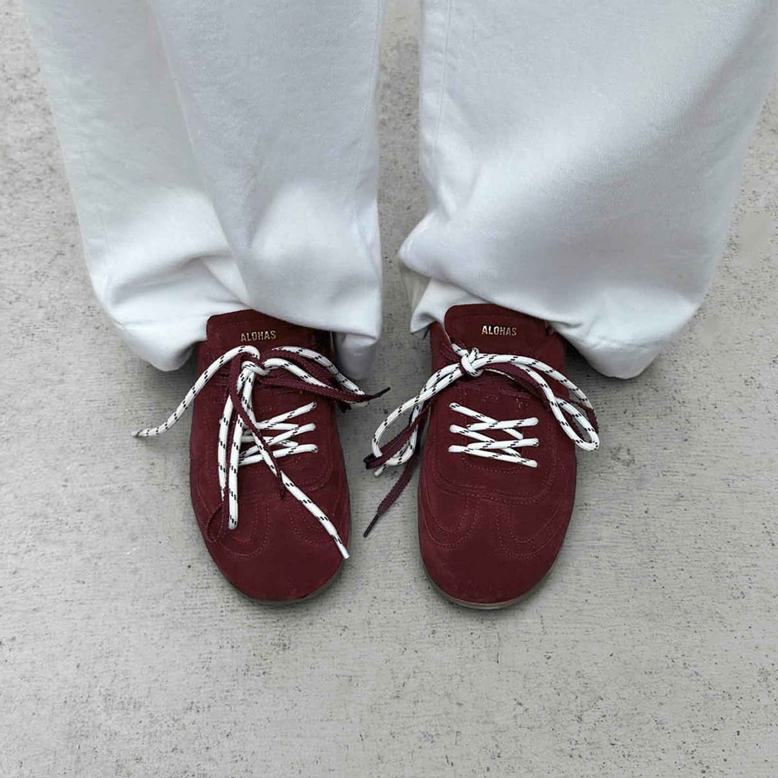 Alohas Tb.24 – Suede Burgundy - ADV Store