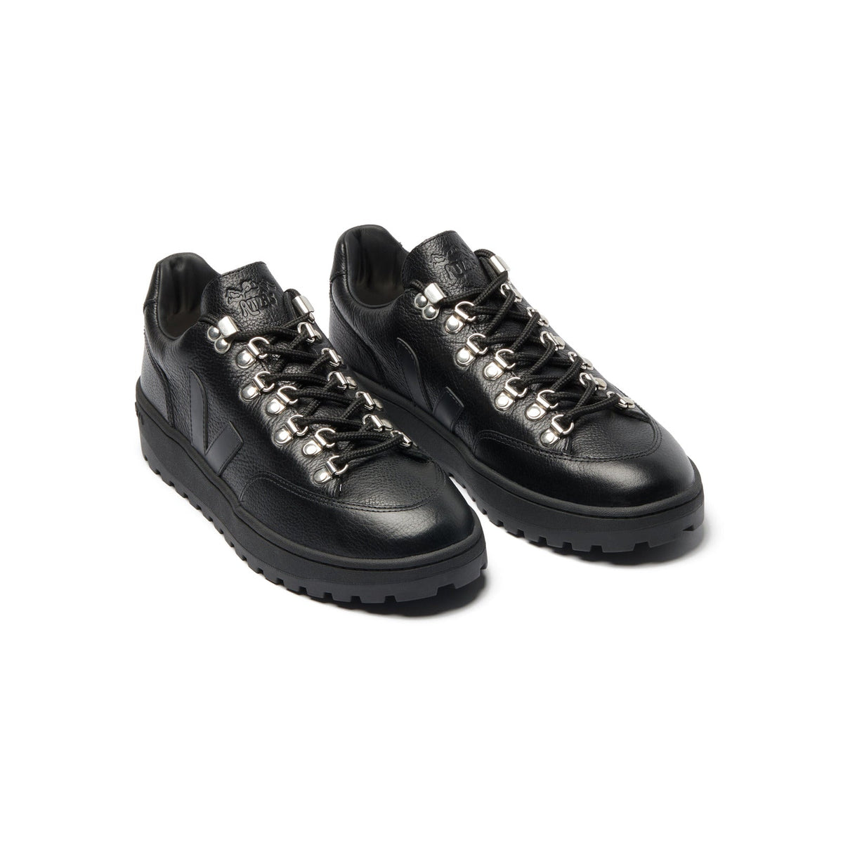 Atlas Grained Oiled Leather Full Black batai - ADV Store