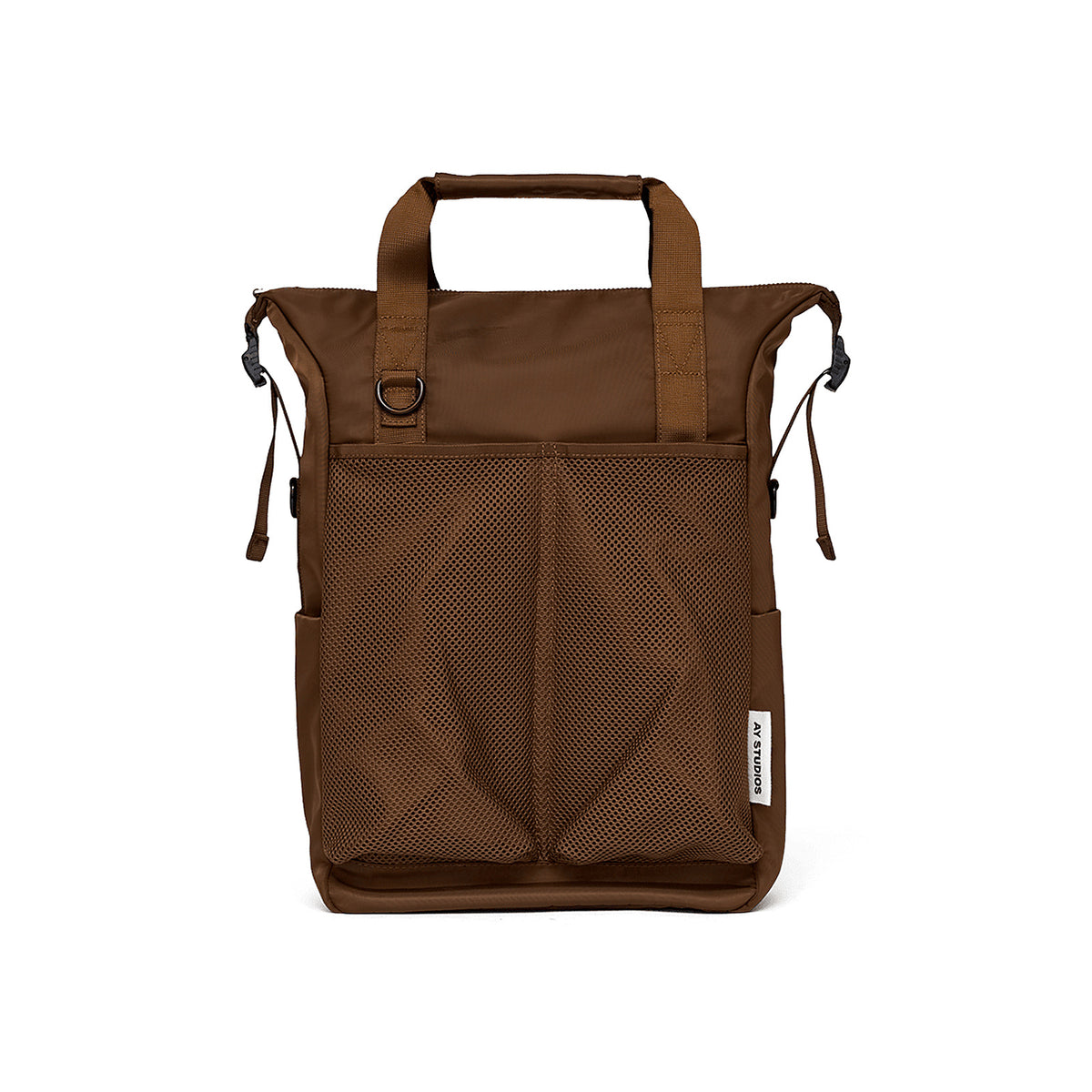 AY Studios Backpack Brown – vaizdas iš priekio