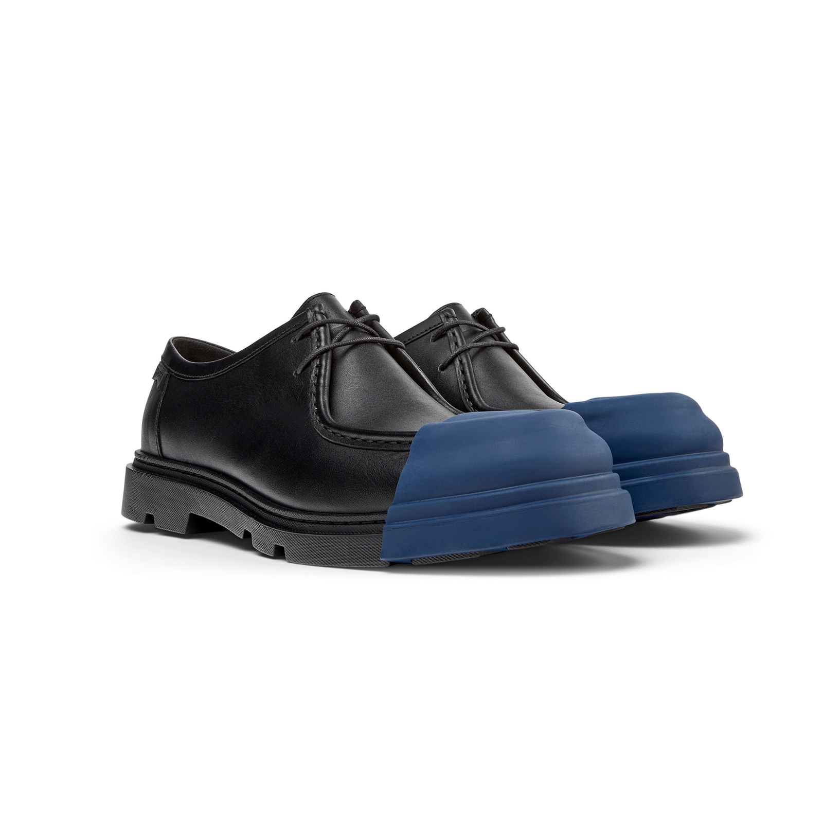 Camper Junction shoes for men – black calf leather, sustainability