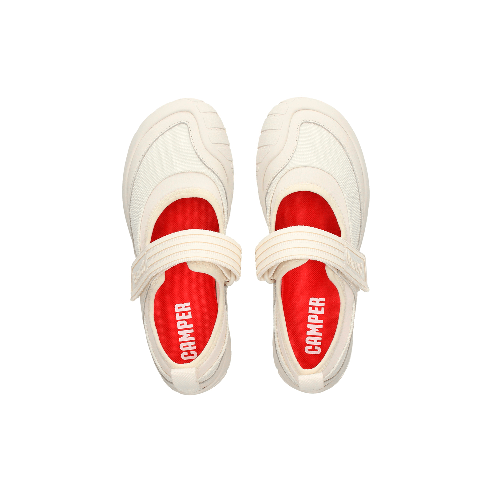 Camper Path White Leather Women's Sneakers - @dv