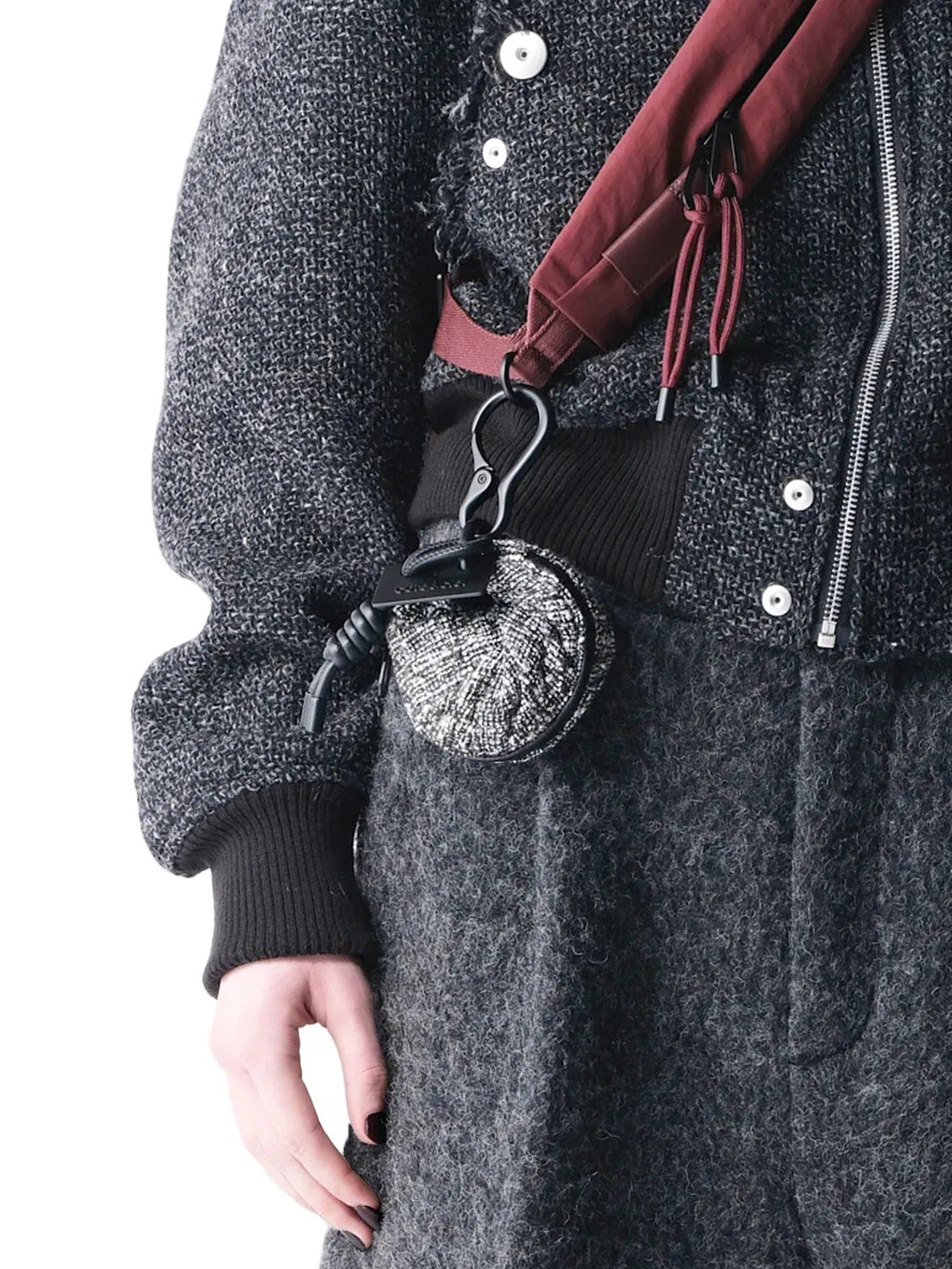 Côte&Ciel Aóos Nano Tweed Black & Cream - ADV Store