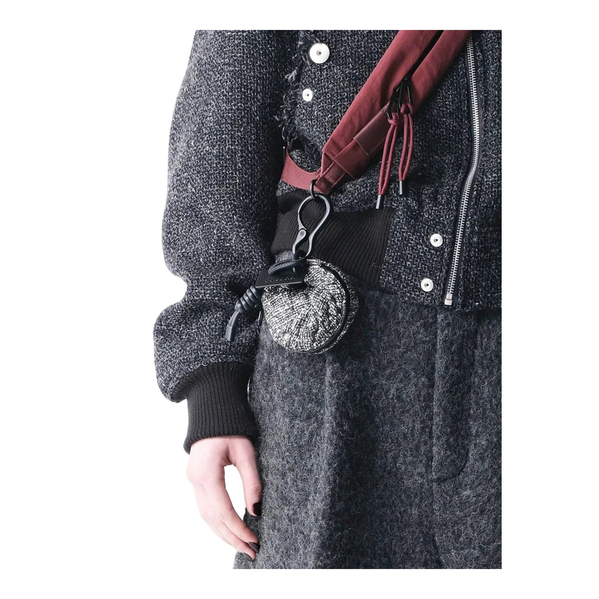 Côte&Ciel Aóos Nano Tweed Black & Cream - ADV Store
