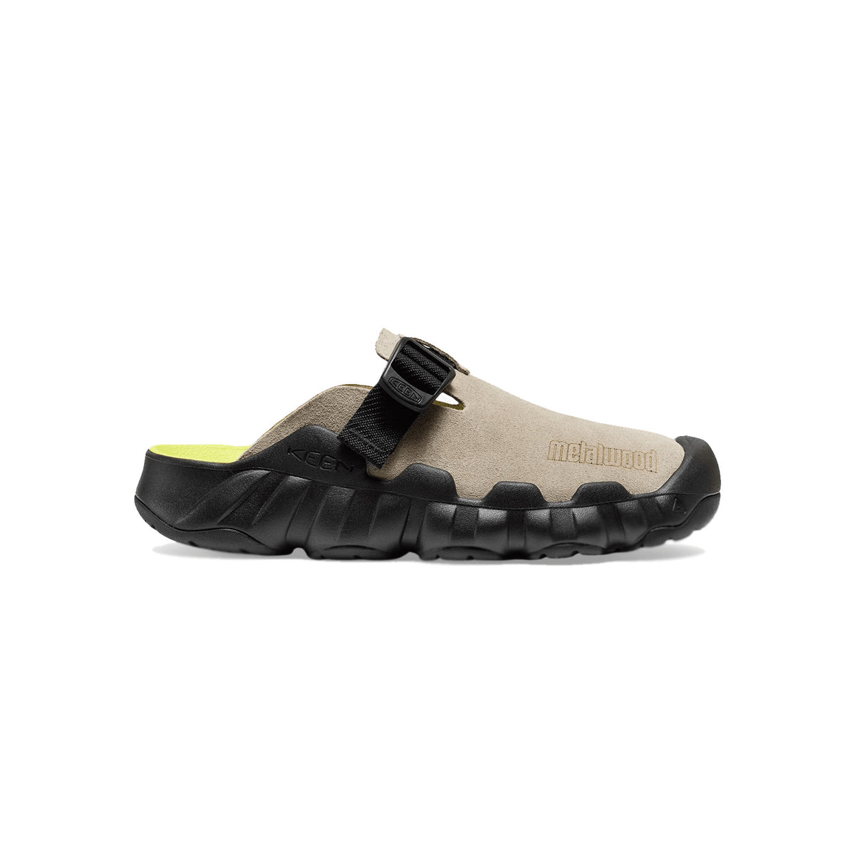 KEEN Hyperport Leather Clog x Metalwood Plaza klumpės vyrams – vaizdas iš šono