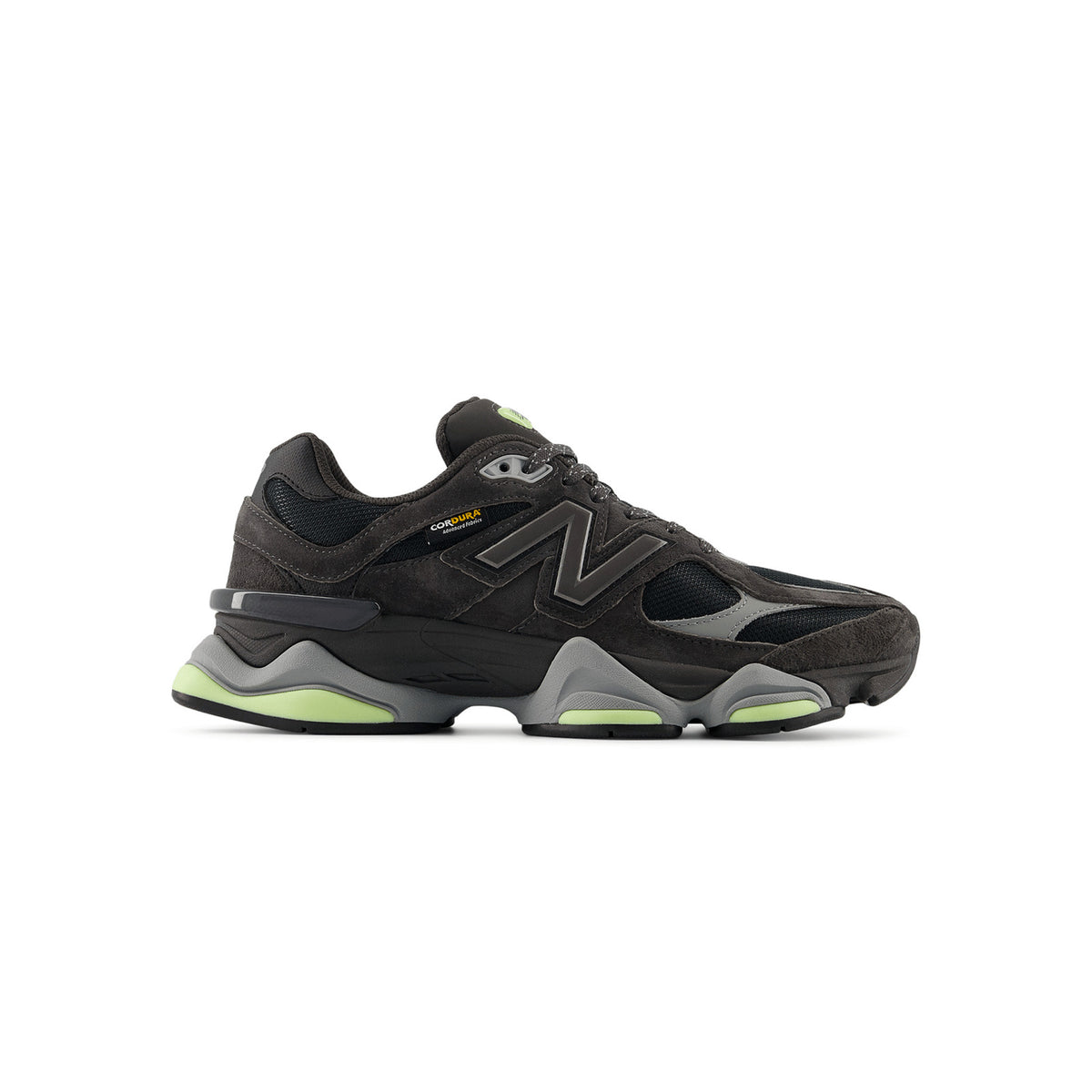 New Balance 9060 Black Cement/Dry Lime batai – vaizdas iš šono