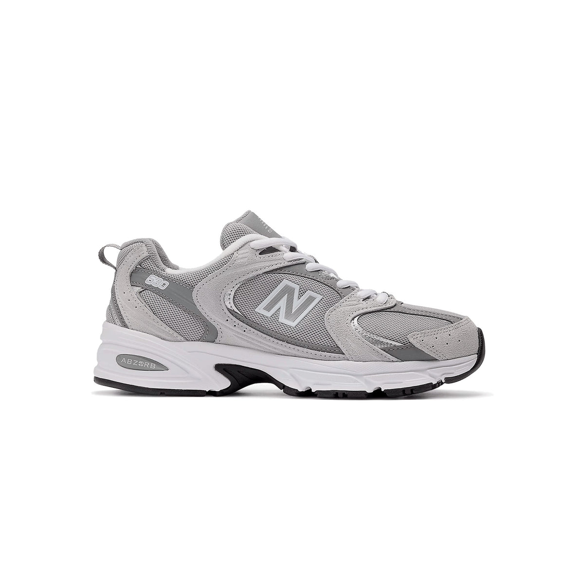 New Balance 530 Raincloud/Grey/White batai – vaizdas iš šono