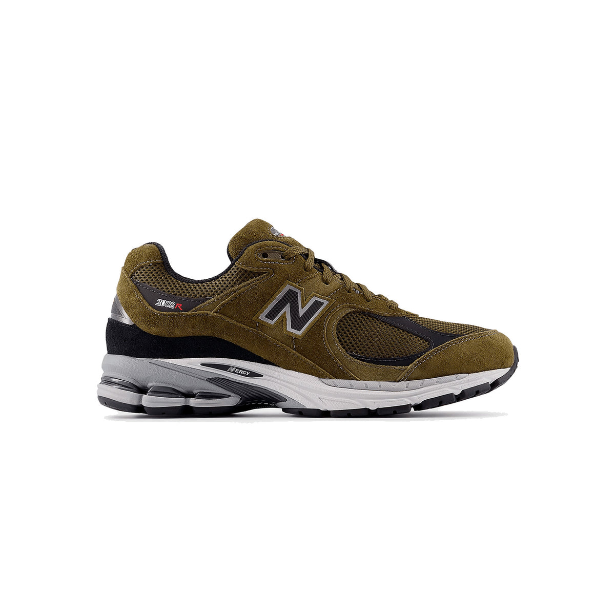 New Balance 2002R Olive/Black batai – vaizdas iš šono