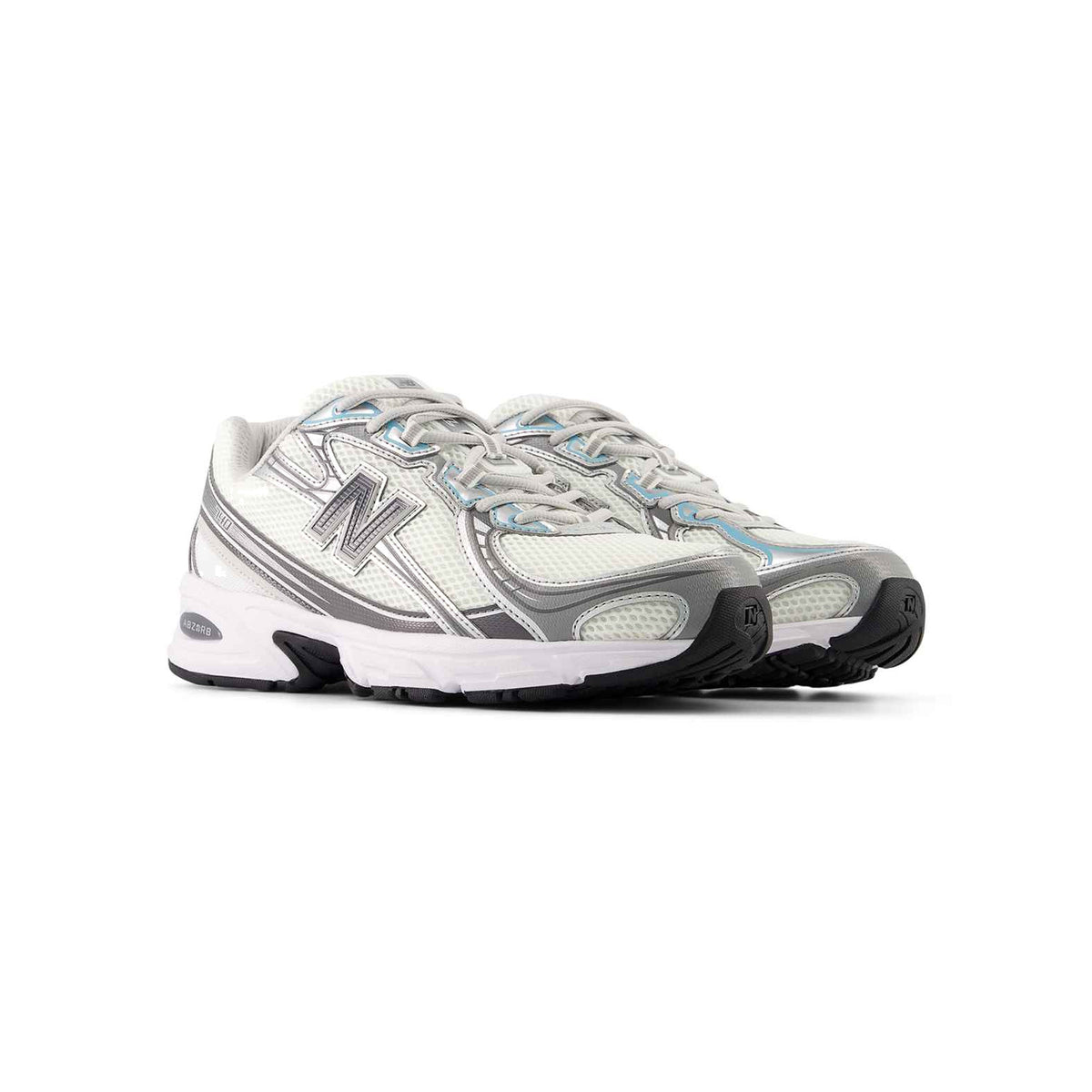 New Balance 740 White/Castlerock batai – vaizdas iš trijų ketvirčių