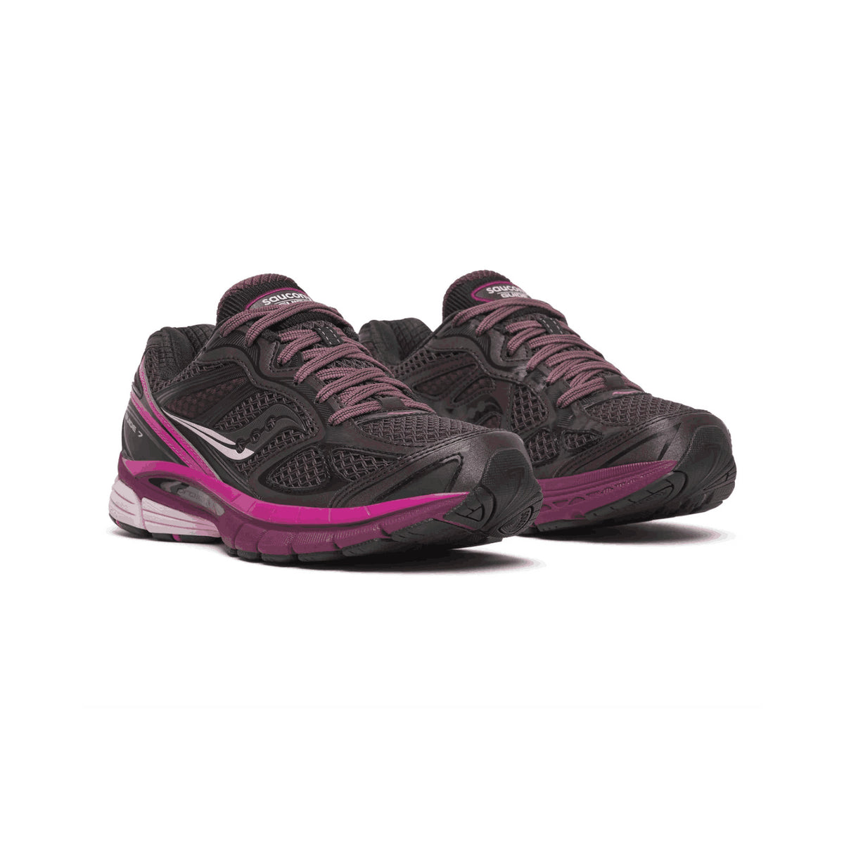 Saucony ProGrid Guide 7 Syrup/Mulberry – vaizdas iš trijų ketvirčių