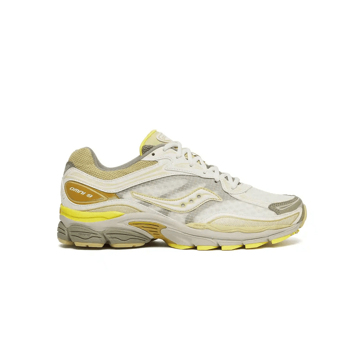 Saucony ProGrid Omni 9 Ivory/Moss – vaizdas iš šono