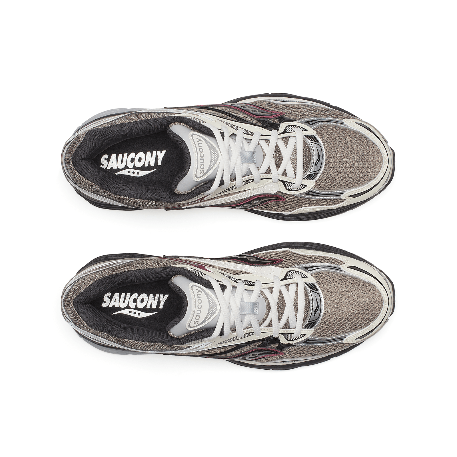 Saucony Progrid Omni 9 Tan/Maroon - ADV Store