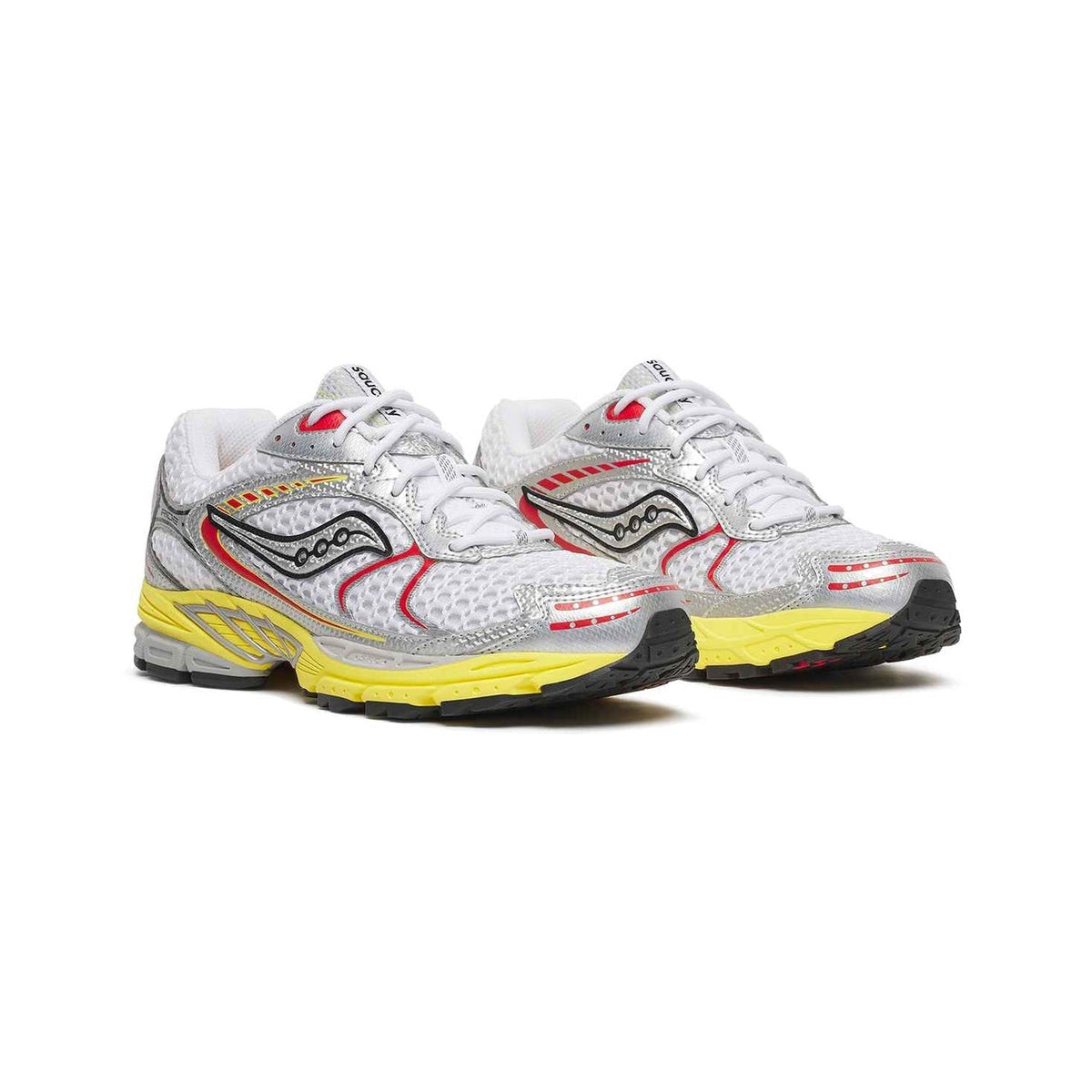 Saucony ProGrid Ride 1 White/Buttercup – vaizdas iš trijų ketvirčių