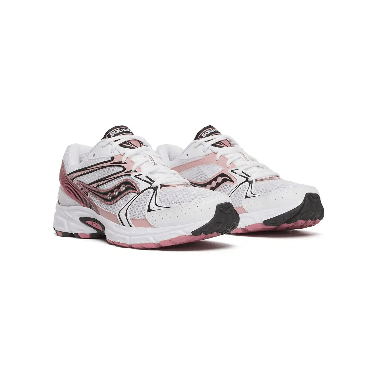 Saucony Ride Millennium White/Rose – vaizdas iš trijų ketvirčių