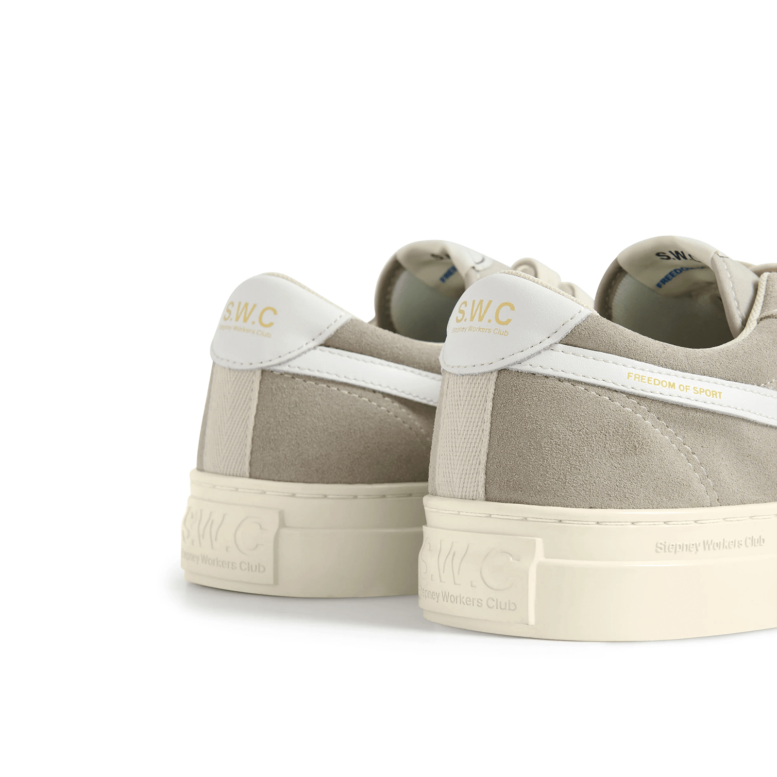 Stepney Workers Club Dellow S - Strike Cup Suede Grey White - @dv