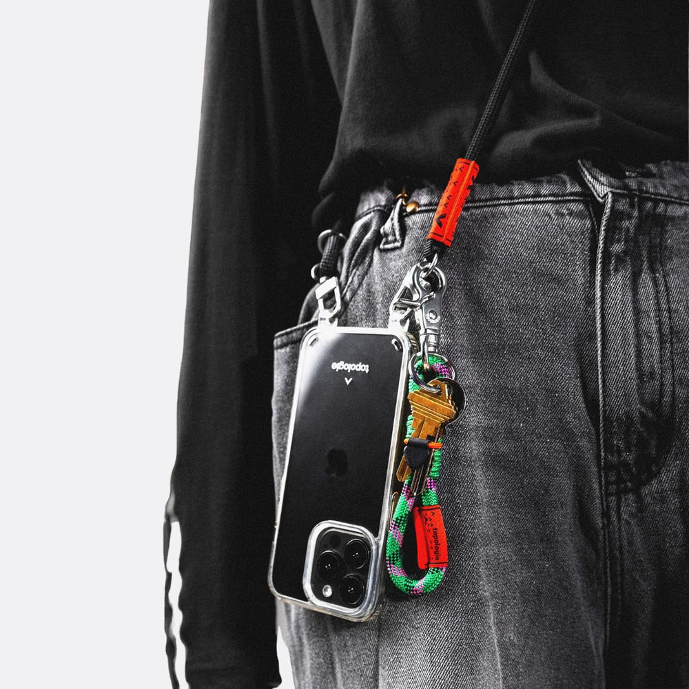 Topologie 8mm Loop Key Holder Deep Teal Helix - ADV Store