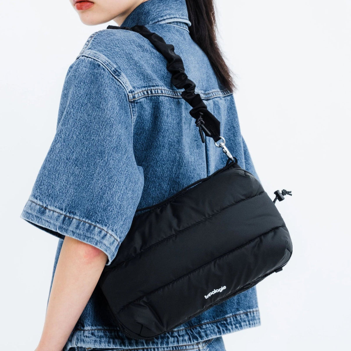 Topologie Bag Bottle Sacoche Large Black Puffer - ADV Store