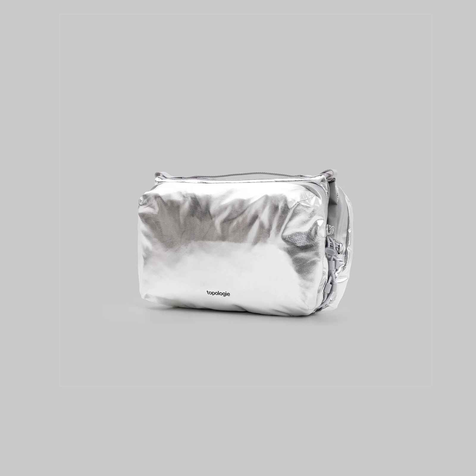 Topologie Bag Bottle Sacoche Large Chrome Metallic - ADV Store