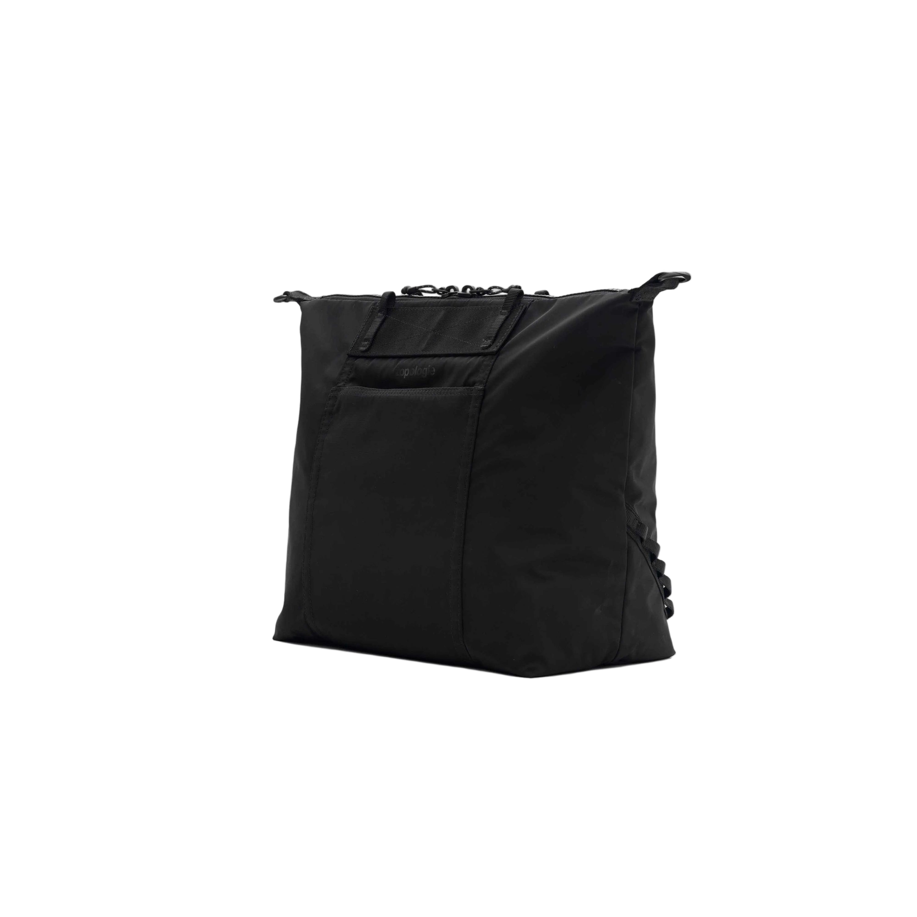 Topologie Bag Explorer Tote - Medium Black Tech Sateen - ADV Store