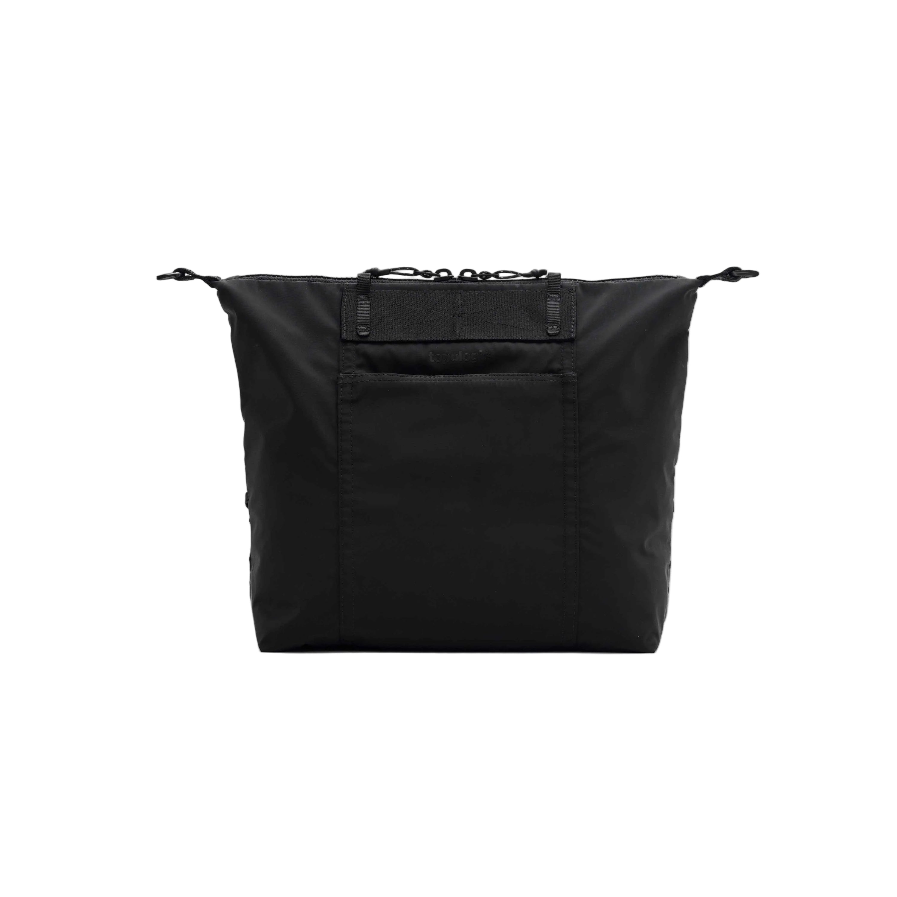 Topologie Bag Explorer Tote - Medium Black Tech Sateen - ADV Store