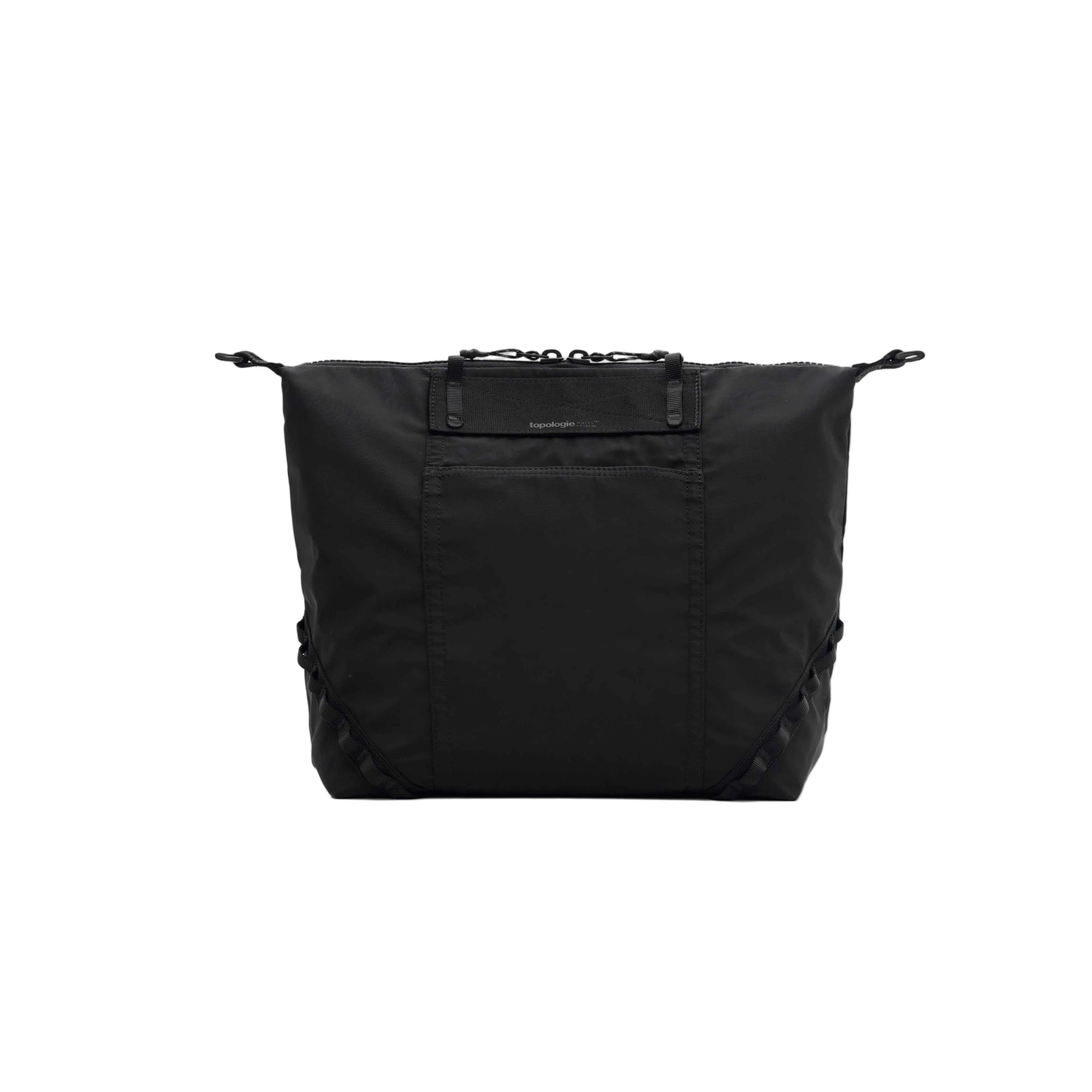 Topologie Bag Explorer Tote - Medium Black Tech Sateen - ADV Store