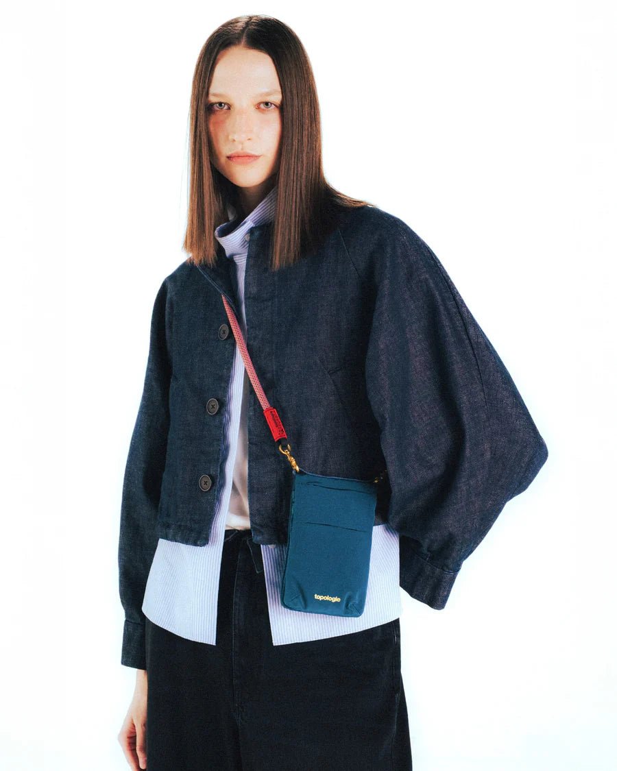 Topologie Bag Phone Sacoche Deep Teal Tech Sateen - ADV Store