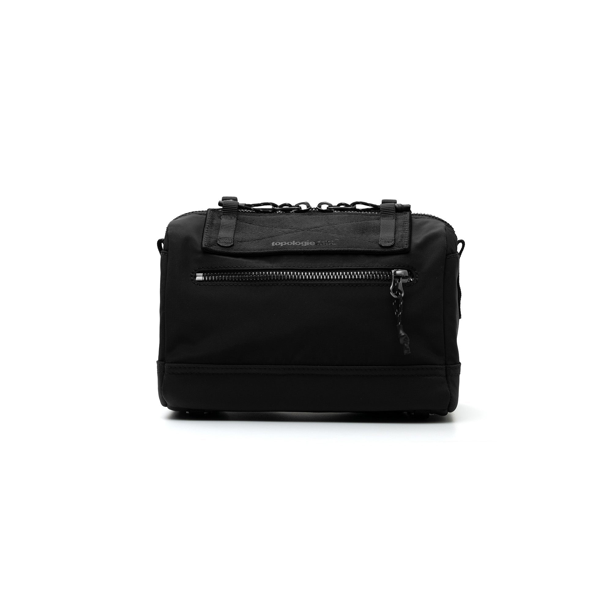 Topologie Boston Bag Medium Black Tech Sateen - ADV Store
