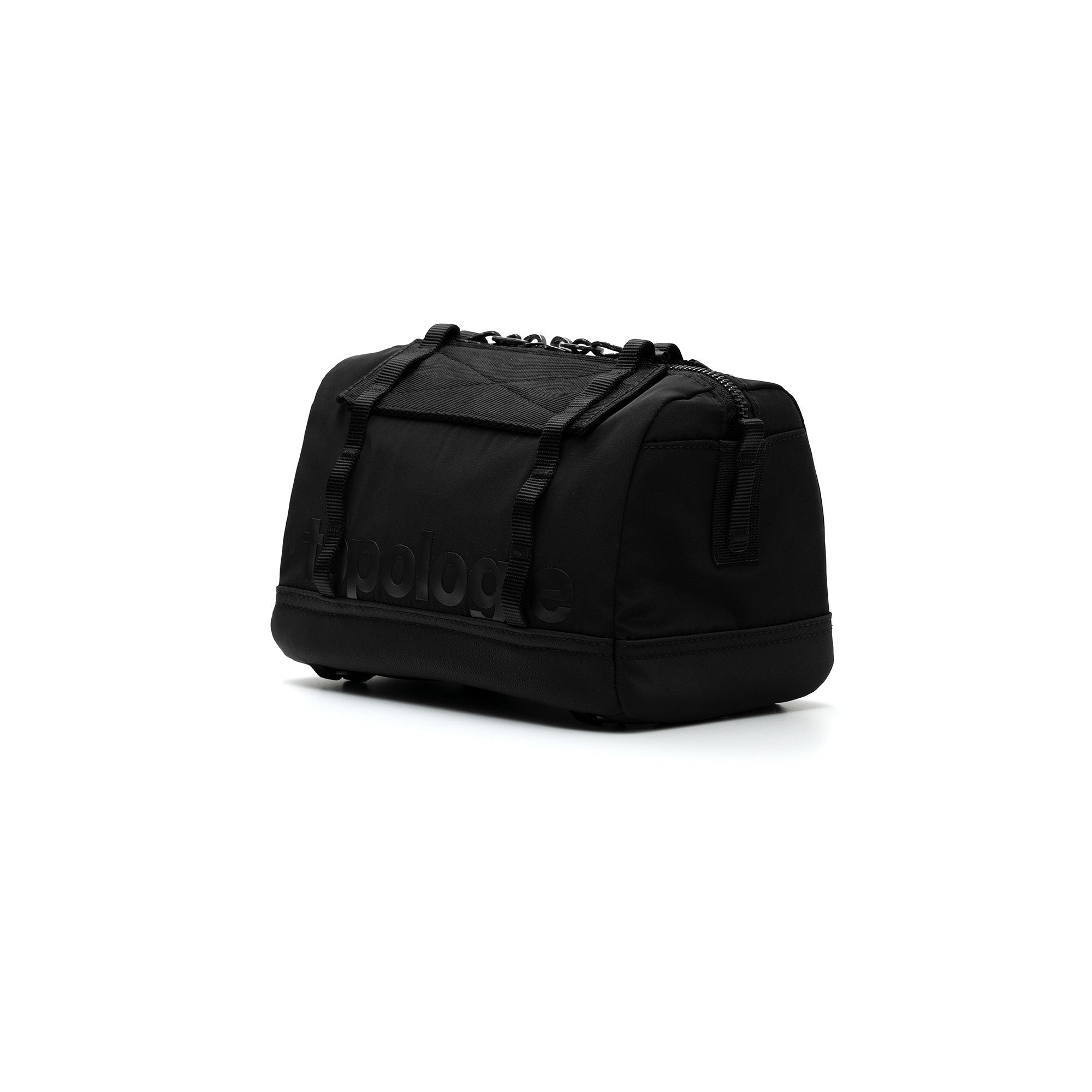 Topologie Boston Bag Medium Black Tech Sateen - ADV Store