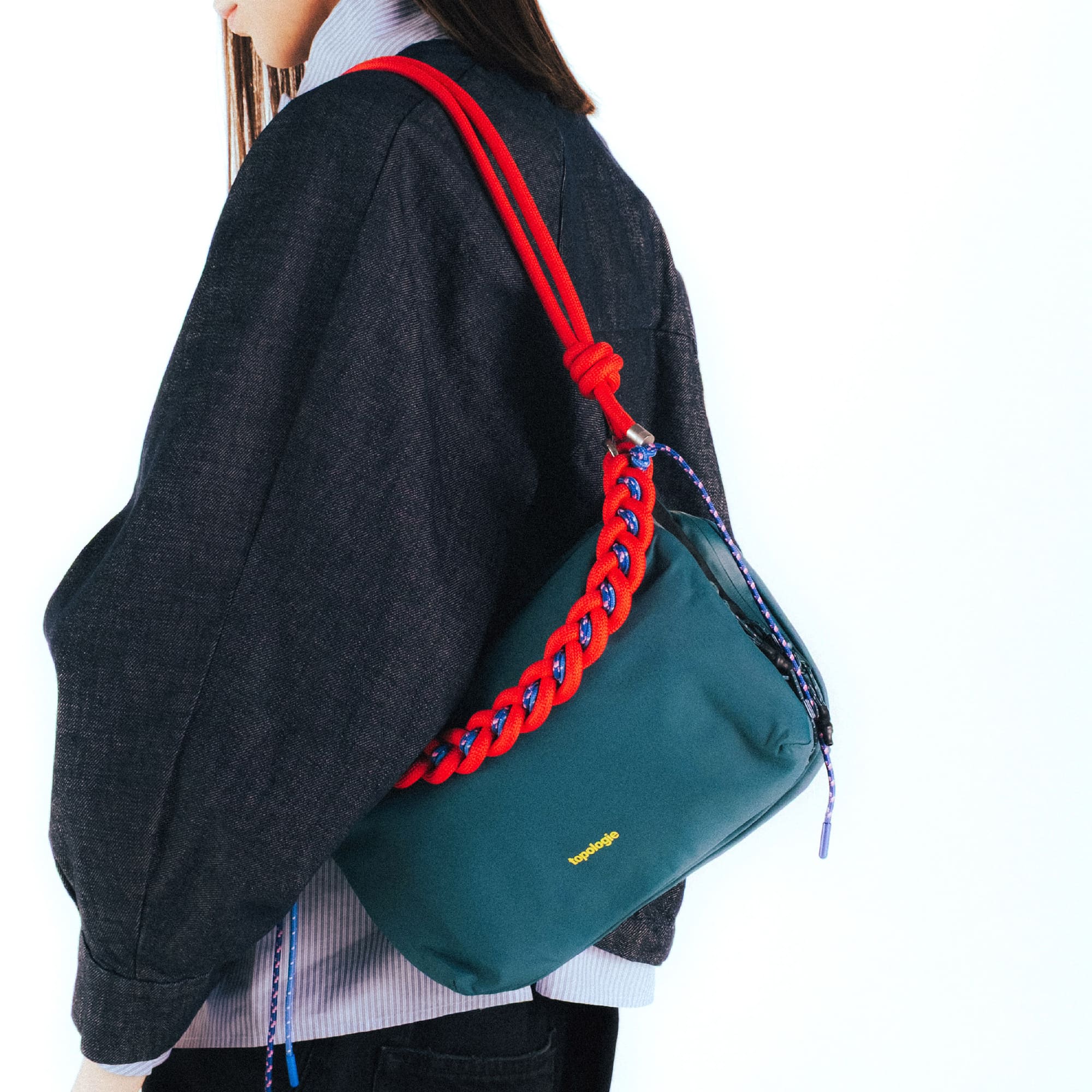 Topologie Bottle Sacoche Large Deep Teal Bomber - ADV Store