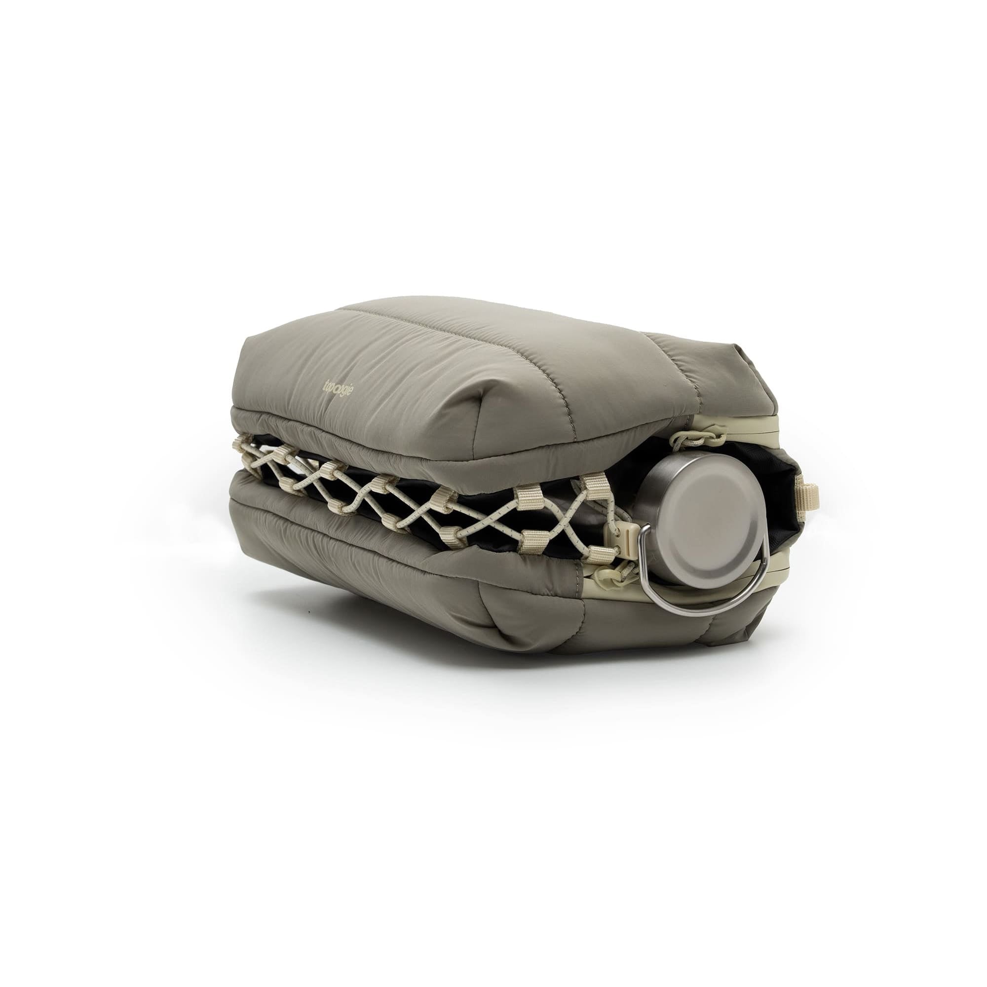 Topologie Bottle Sacoche Large Moss Putty Silky Peach - ADV Store