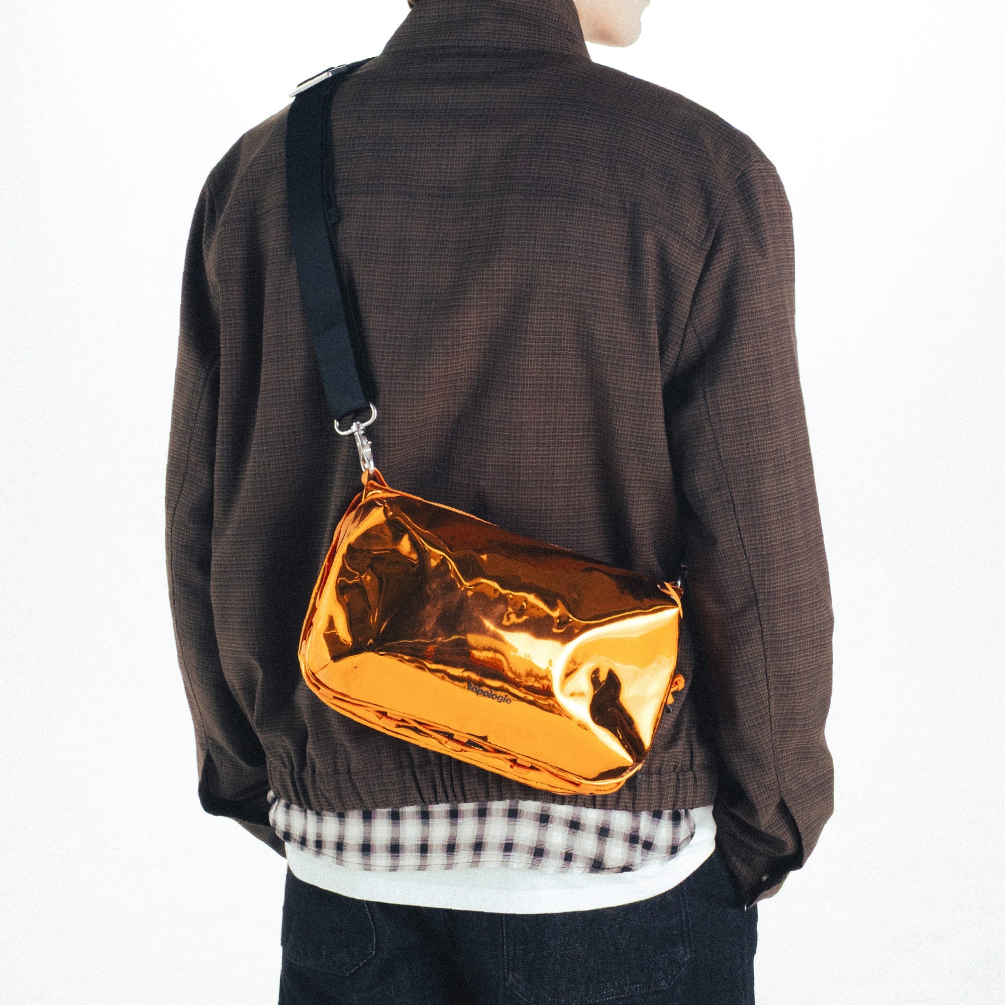 Topologie Bottle Sacoche Large Orange Metallic Mirror Metallic - ADV Store