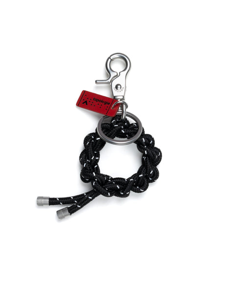 godonlyknows key chain key ring ストラップ topologie-krans-keychain-black