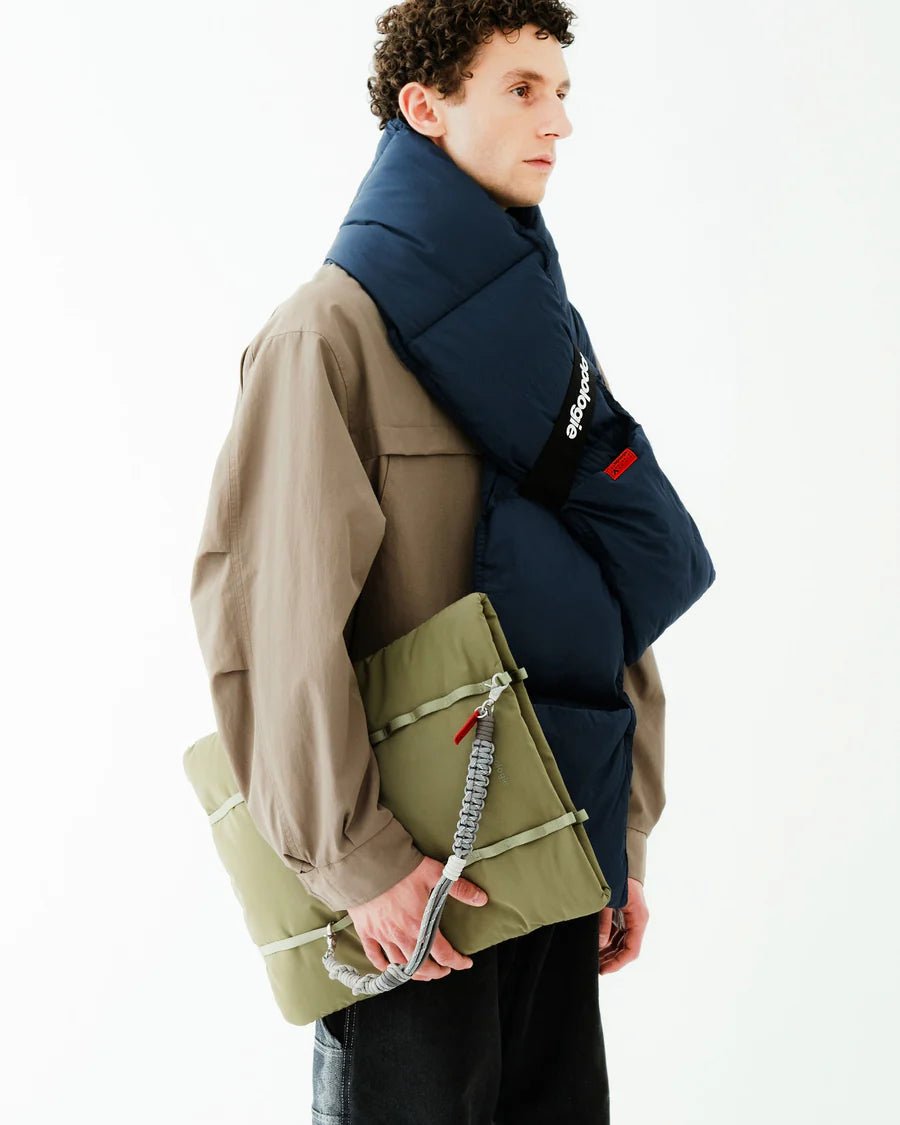 Topologie Puffer Scarf Marine Blue - ADV Store