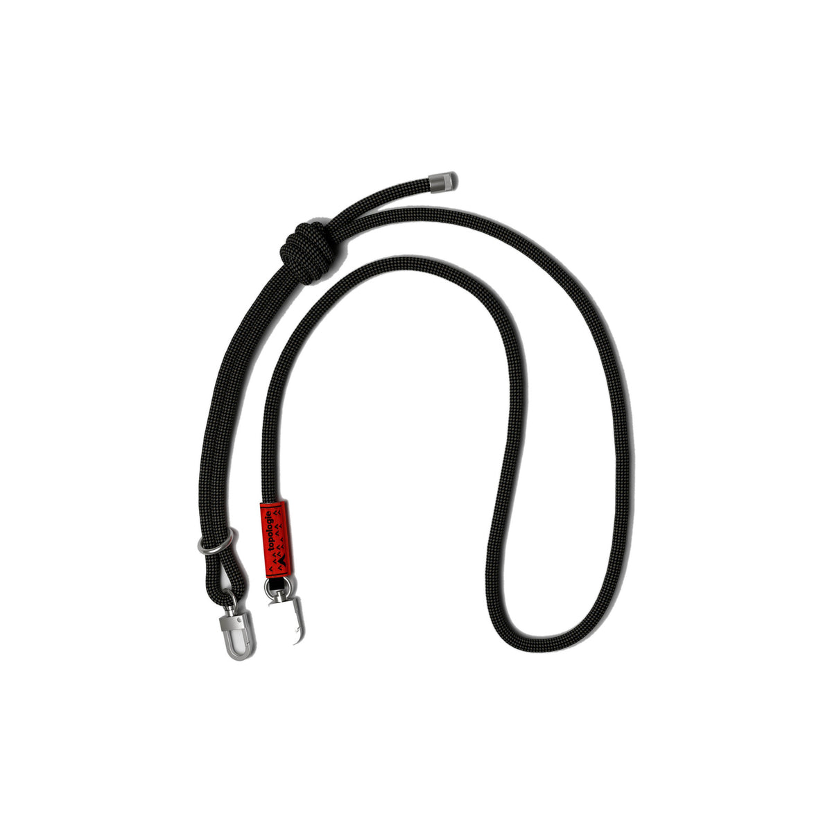Topologie 8.0mm Rope Strap Black Lattice – vaizdas iš priekio