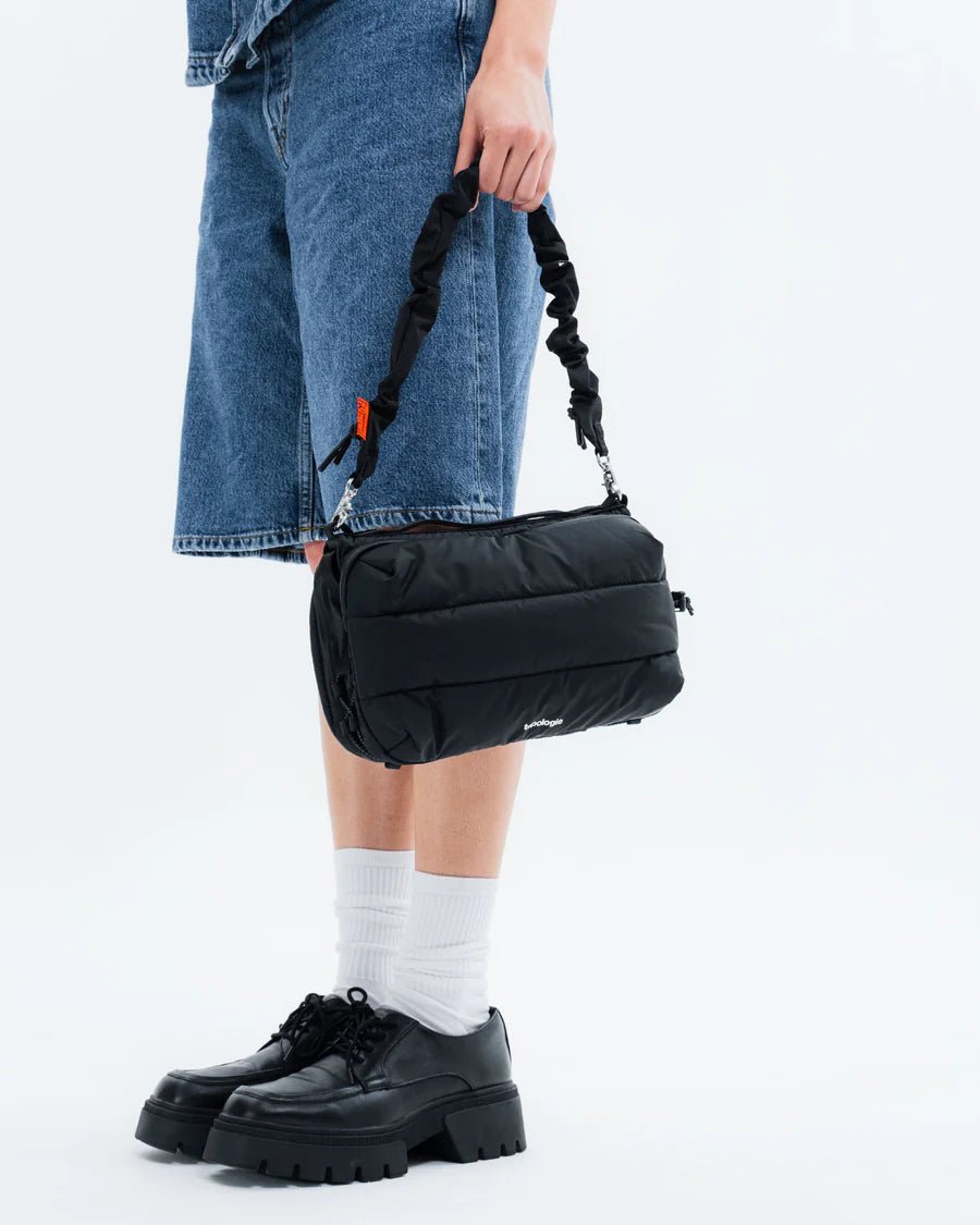 Topologie Wares Bags Bottle Sacoche Large Black Puffer - @dv