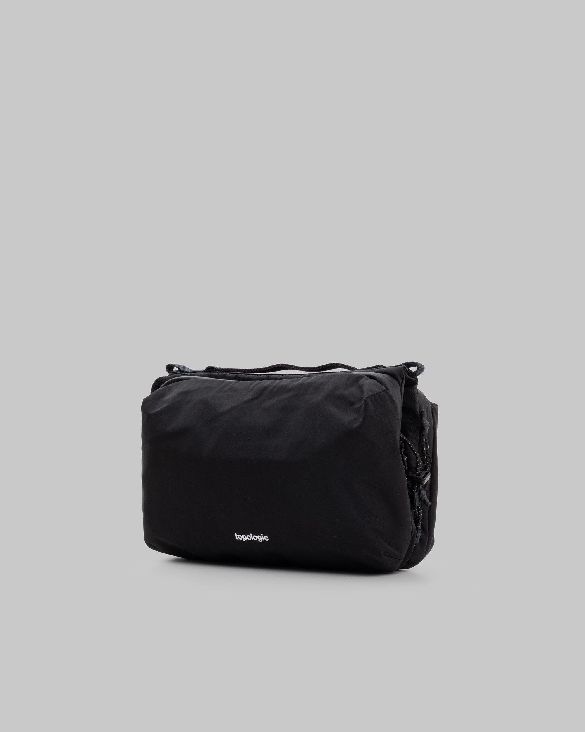 Topologie Wares Bags Bottle Sacoche Large Black Tech Sateen - @dv