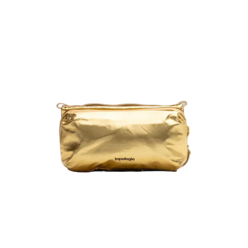 Topologie Wares Bags Bottle Sacoche Medium Gold Metallic - @dv