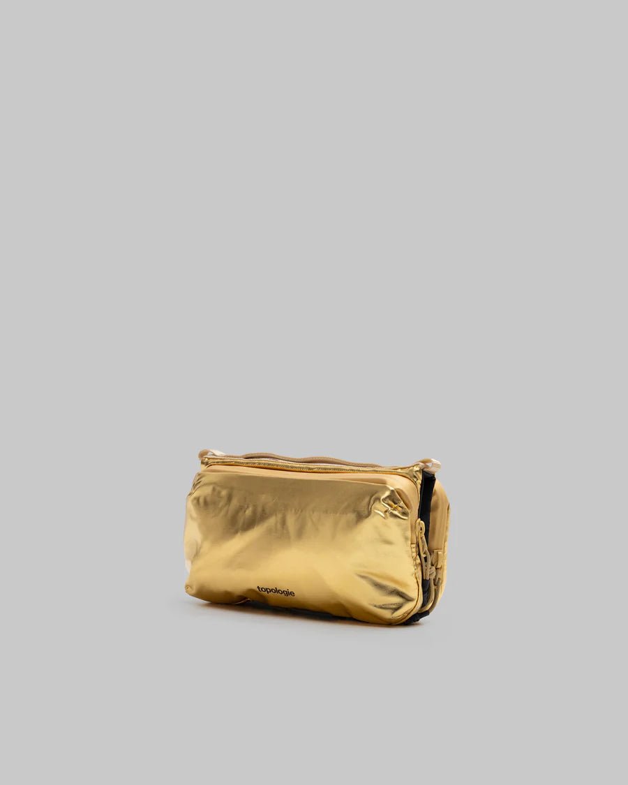 Topologie Wares Bags Bottle Sacoche Medium Gold Metallic - @dv