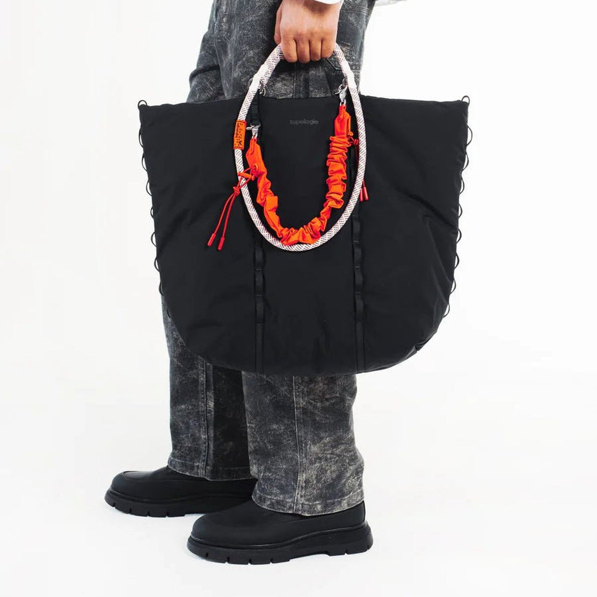 Topologie Wares Bags Cloud Tote Black Tech Sateen - ADV Store