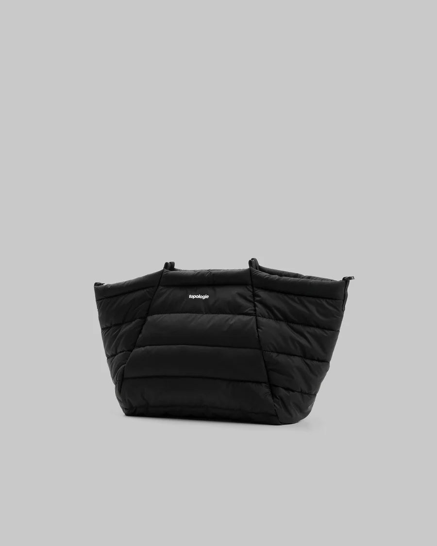 Topologie Wares Bags Marche Tote Medium Black Puffer - @dv