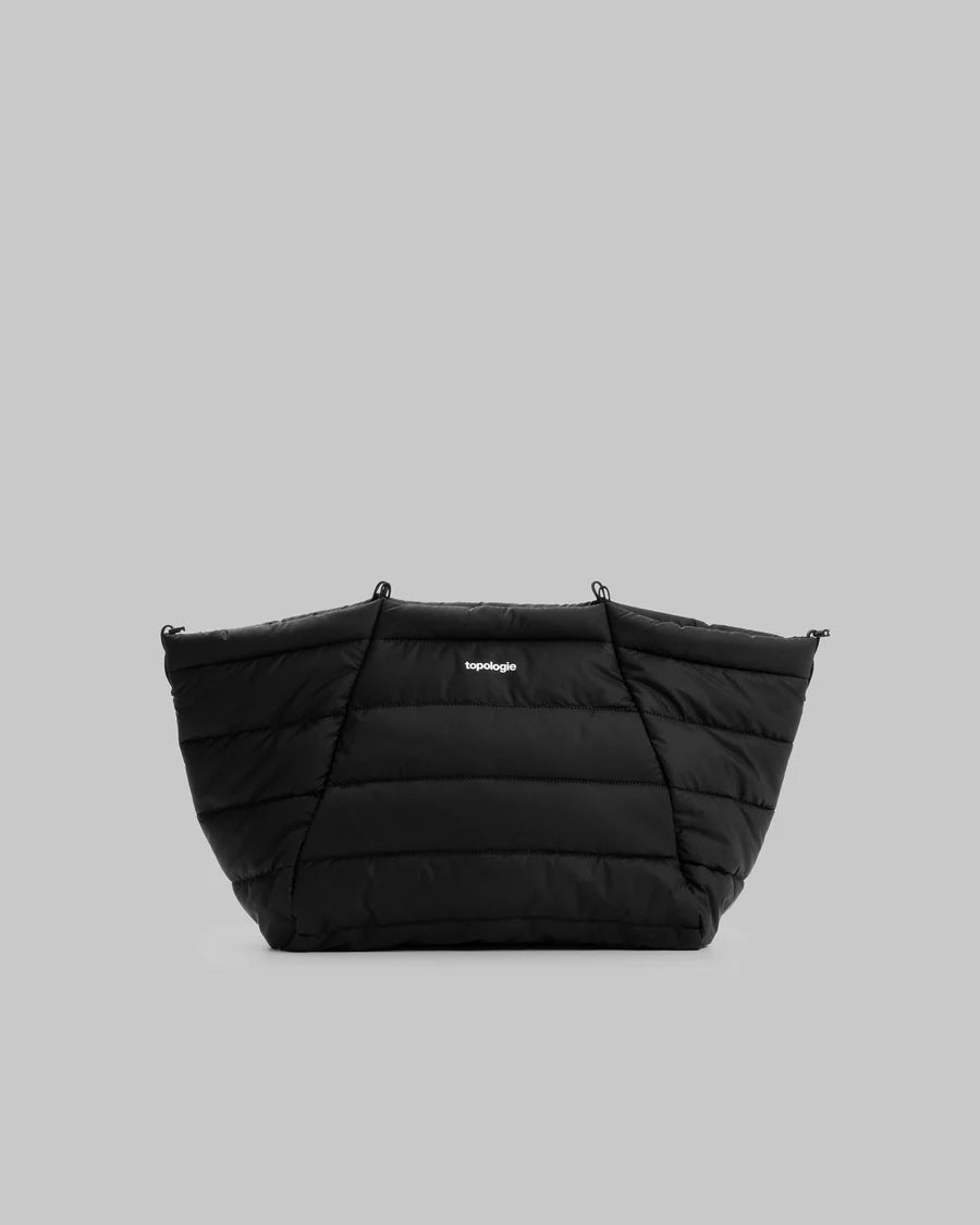 Topologie Wares Bags Marche Tote Medium Black Puffer - @dv
