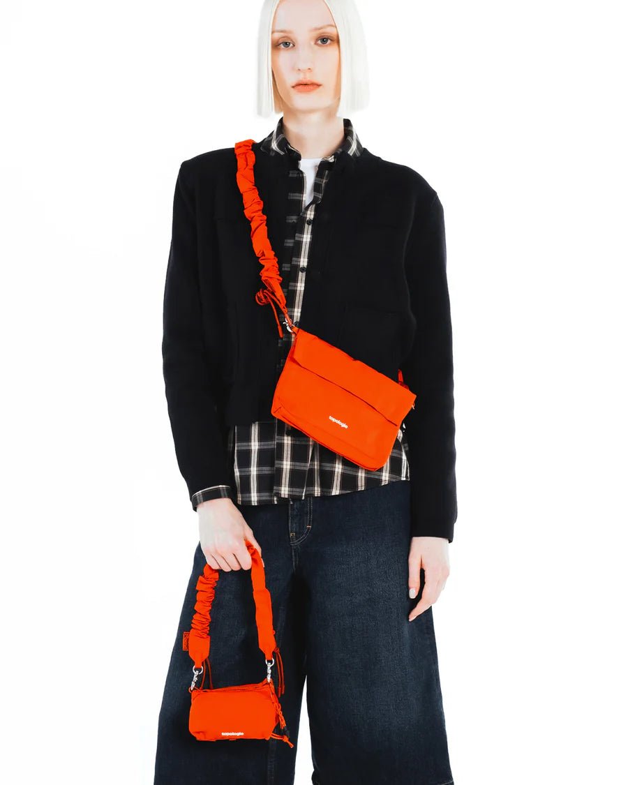 Topologie Wares Bags Mini Bottle Sacoche topologie Red Tech Sateen - @dv