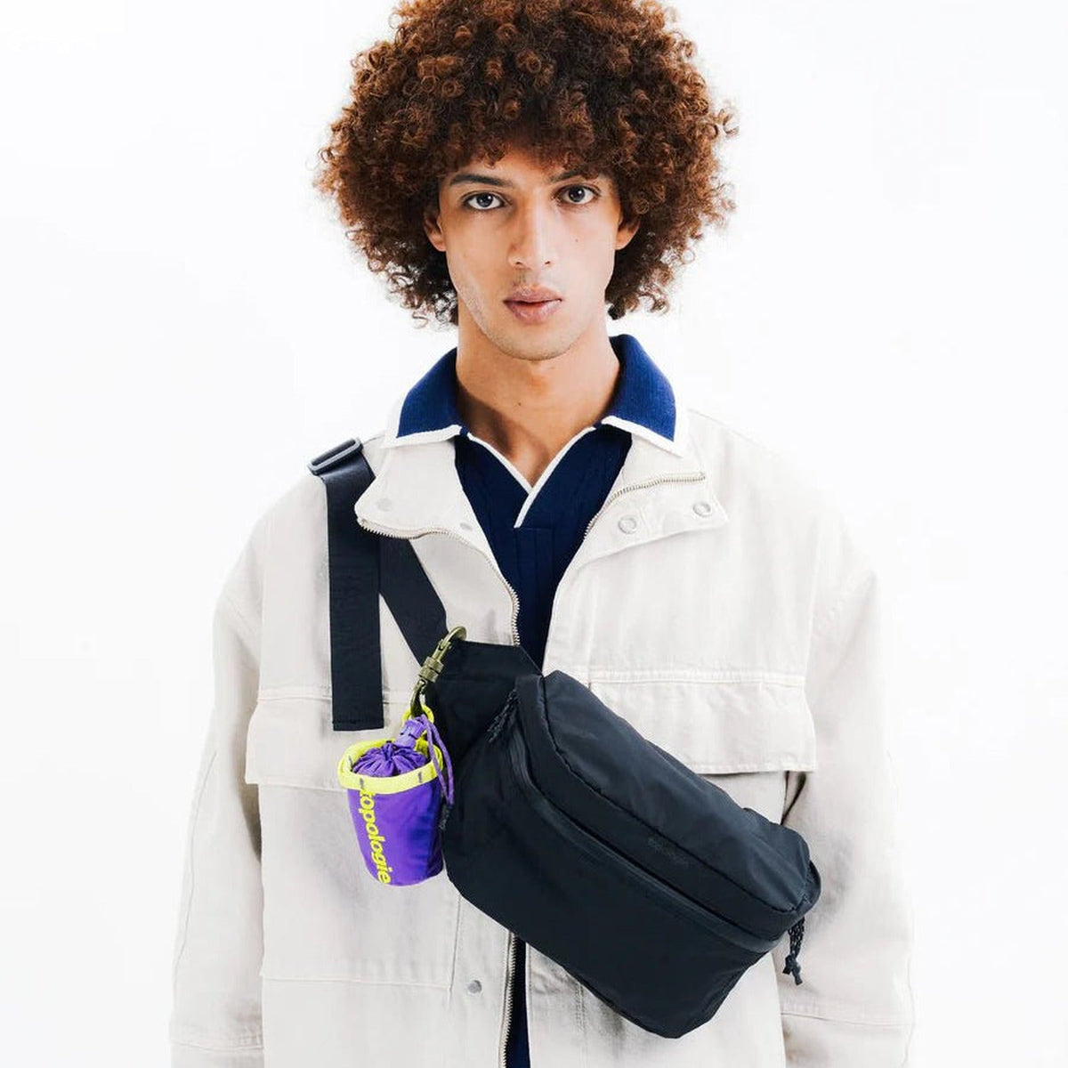 Topologie Wares Bags Mini Chalk Bag Electric Purple / Neon Yellow Papery - ADV Store
