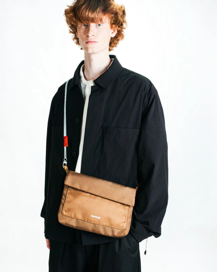 Topologie Wares Bags Musette Medium Black Tech Sateen - @dv